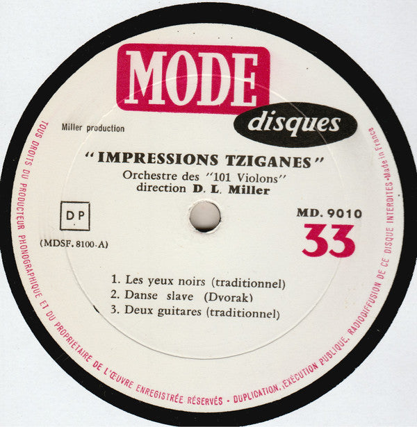 101 Strings : Impressions Tziganes (LP)