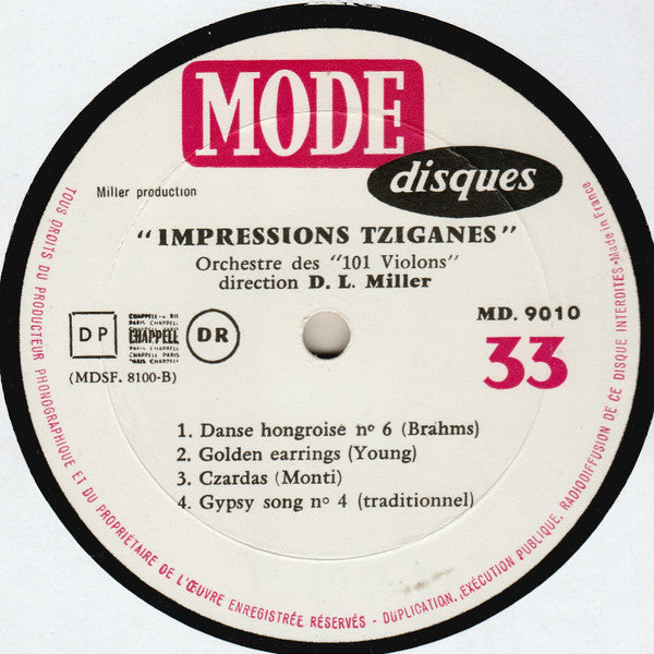 101 Strings : Impressions Tziganes (LP)