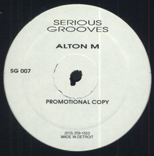 Alton Miller : Pleasure Baby (12", Promo)