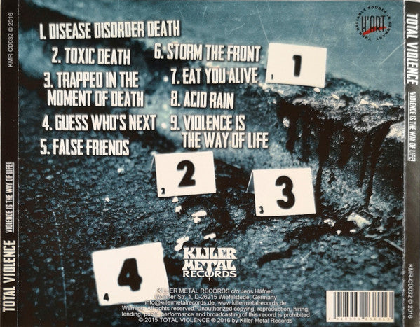 Total Violence : Violence Is The Way Of Life! (CD, Album)