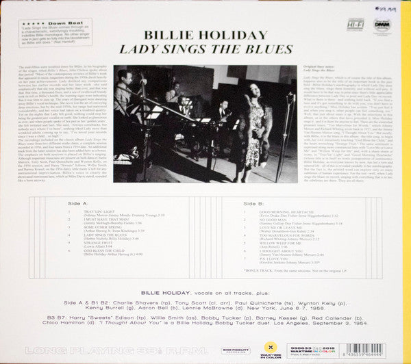 Billie Holiday : Lady Sings The Blues (LP, Ltd, RE, Yel)