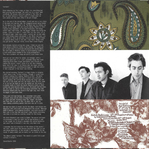 Tindersticks : Curtains (2xLP, Album, RE, RM, Exp)