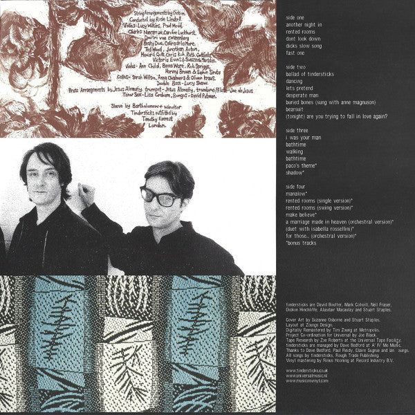 Tindersticks : Curtains (2xLP, Album, RE, RM, Exp)