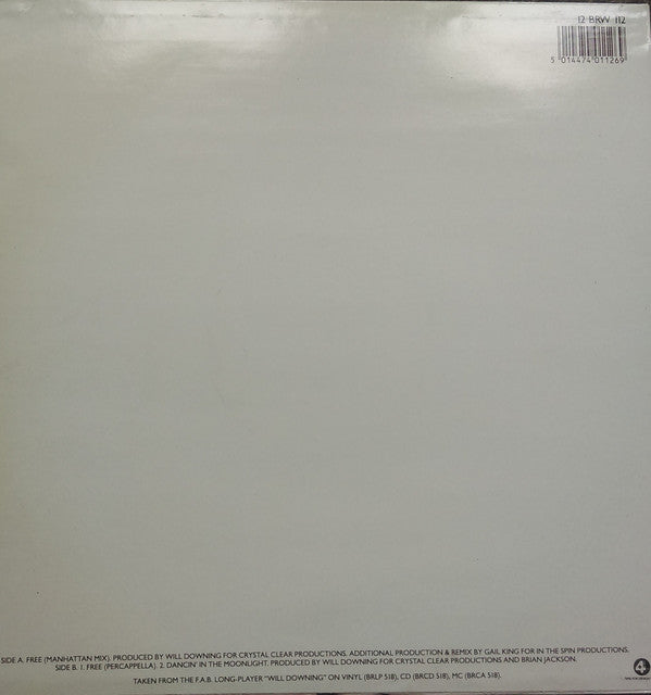 Will Downing : Free (12")