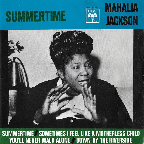 Mahalia Jackson : Summertime (7", EP)