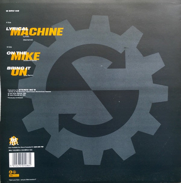 Stereo MC's : Lyrical Machine (12")