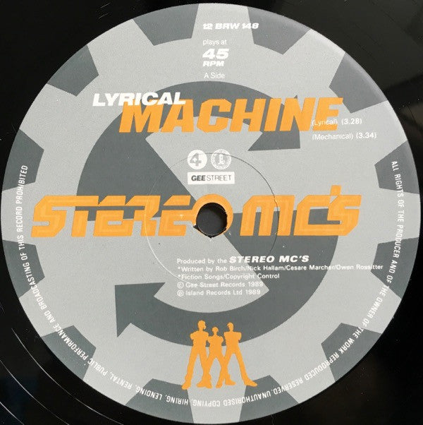 Stereo MC's : Lyrical Machine (12")