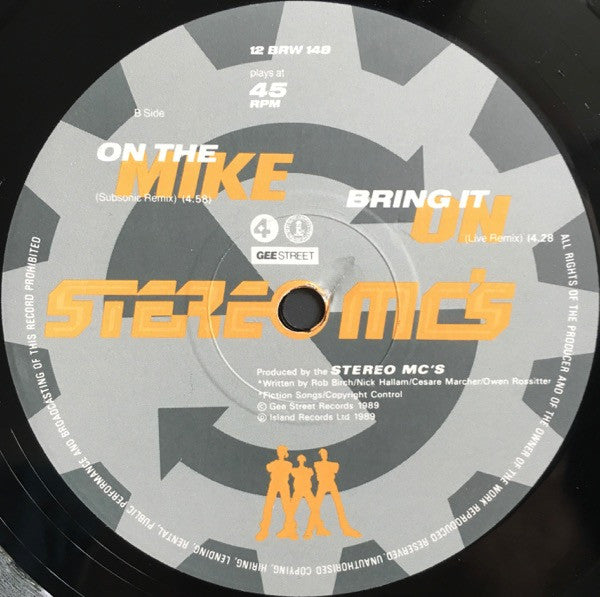 Stereo MC's : Lyrical Machine (12")