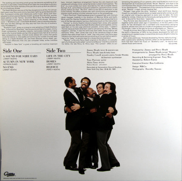 The Heath Brothers : Brotherly Love (LP, Album)