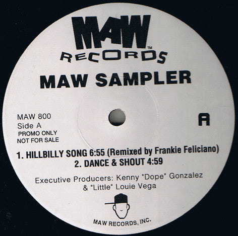 Masters At Work : MAW Sampler (12", Promo, Smplr)