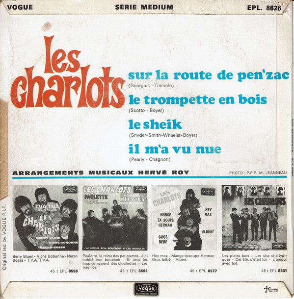 Les Charlots : Sur La Route De Pen'zac (7", EP)