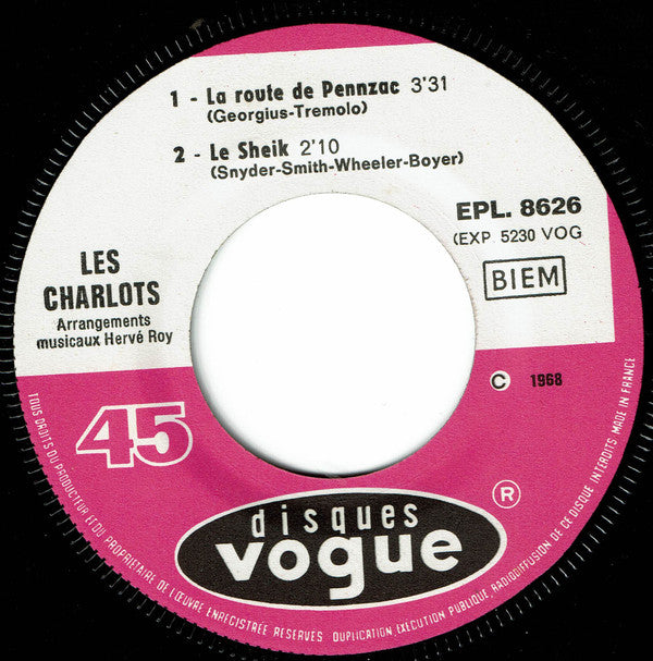 Les Charlots : Sur La Route De Pen'zac (7", EP)