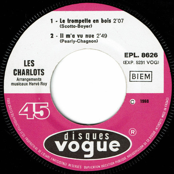 Les Charlots : Sur La Route De Pen'zac (7", EP)