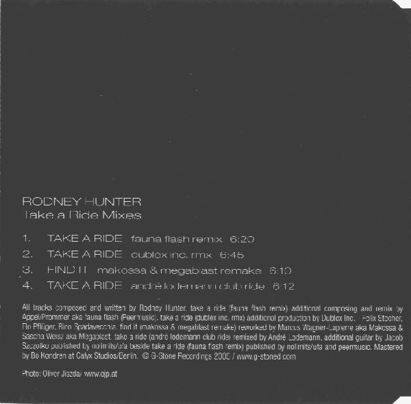 Rodney Hunter : Take A Ride Mixes (CD, Maxi)