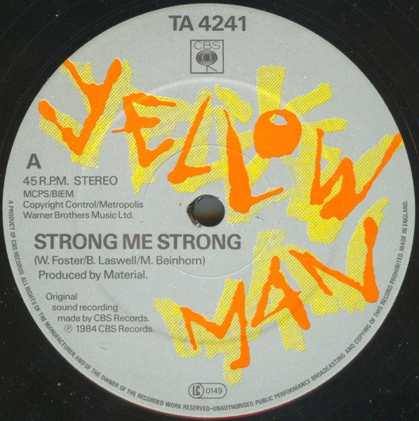 Yellowman : Strong Me Strong (12")