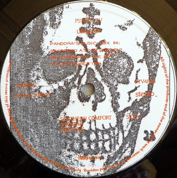 Psychic TV : Unclean (LP, Unofficial)