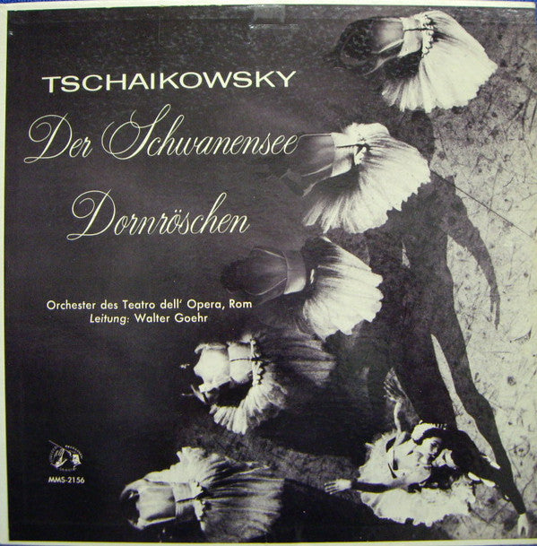 Pyotr Ilyich Tchaikovsky / Orchestra Del Teatro Dell'Opera Di Roma / Walter Goehr : Der Schwanensee - Dornröschen (LP, Mono)