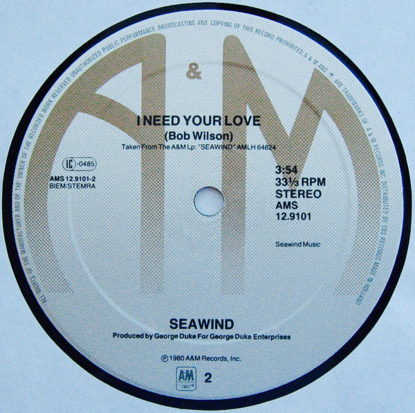 Seawind : Whatcha Doin' (12", Maxi)