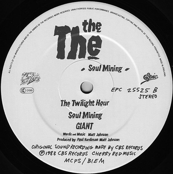 The The : Soul Mining (LP, Album, Tow)