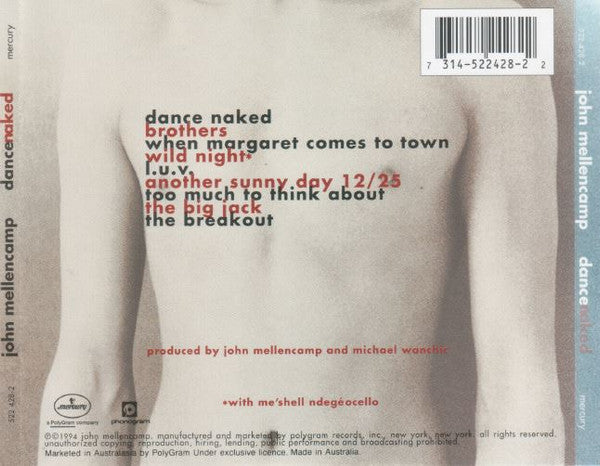 John Cougar Mellencamp : Dance Naked (2xCD, Album, S/Edition)