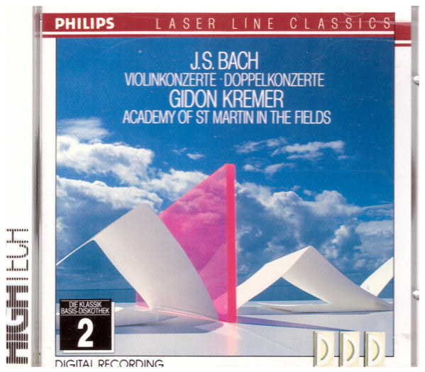Johann Sebastian Bach, Gidon Kremer, The Academy Of St. Martin-in-the-Fields : Violinkonzerte · Doppelkonzerte (CD, Album)