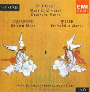 Franz Schubert, Carl Maria von Weber, Luigi Cherubini : Mass in C Major, Solemn Mass, Freischütz Messe (2xCD)