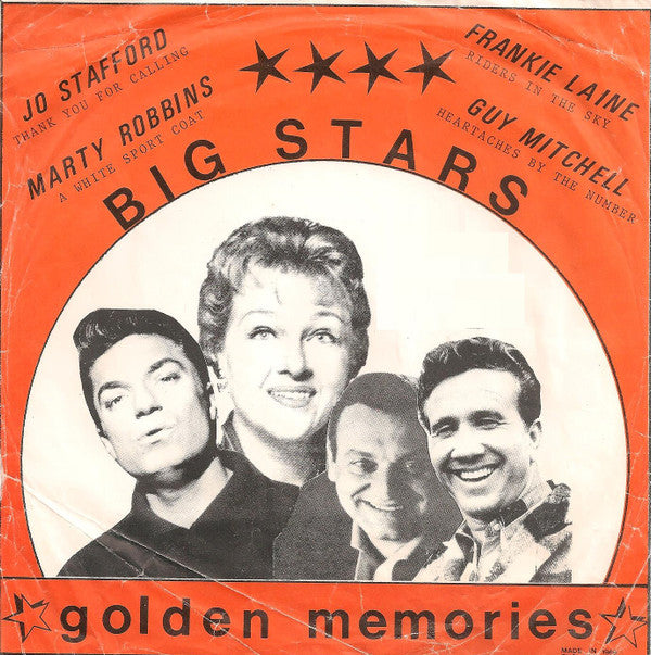 Jo Stafford, Frankie Laine, Marty Robbins, Guy Mitchell : Big Stars (7", EP)