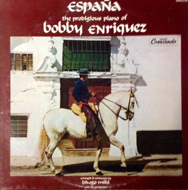 Bobby Enriquez - Bingo Miki & The Inner Galaxy Orchestra : España (The Prodigious Piano Of Bobby Enriquez) (LP, Album)