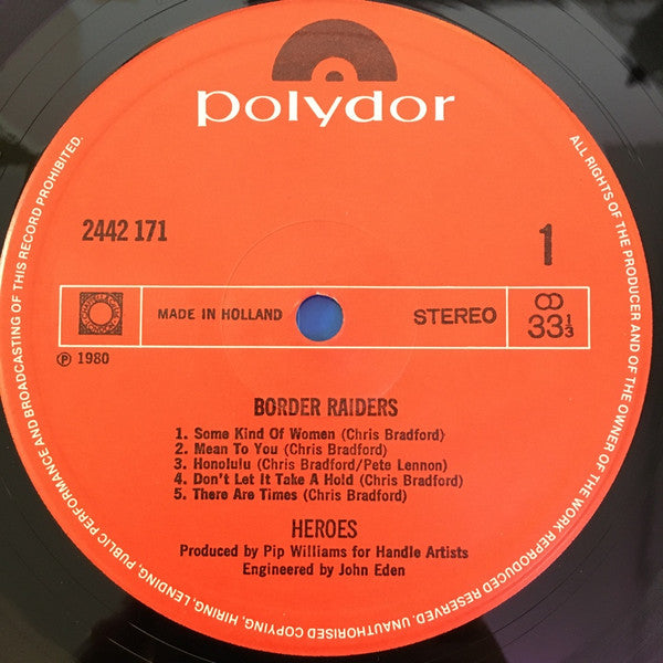 Heroes (6) : Border Raiders (LP, Album)