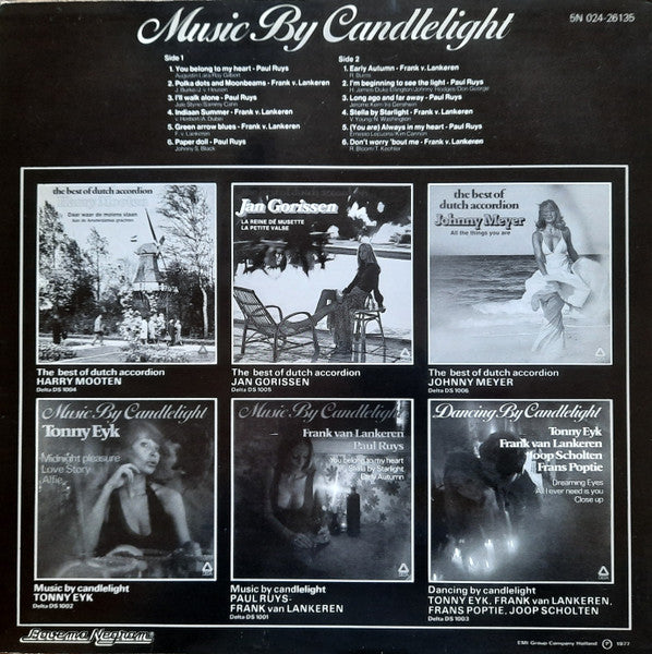 Frank van Lankeren, Paul Ruys : Music By Candlelight (LP, Album)