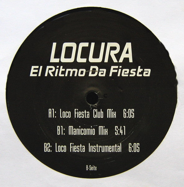 Locura : El Ritmo Da Fiesta (12")