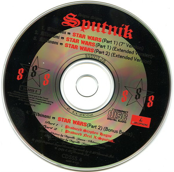 Sigue Sigue Sputnik : Albinoni Vs. Star Wars (CD, Single)