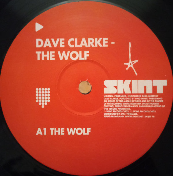 Dave Clarke : The Wolf (12", S/Sided, Ltd)