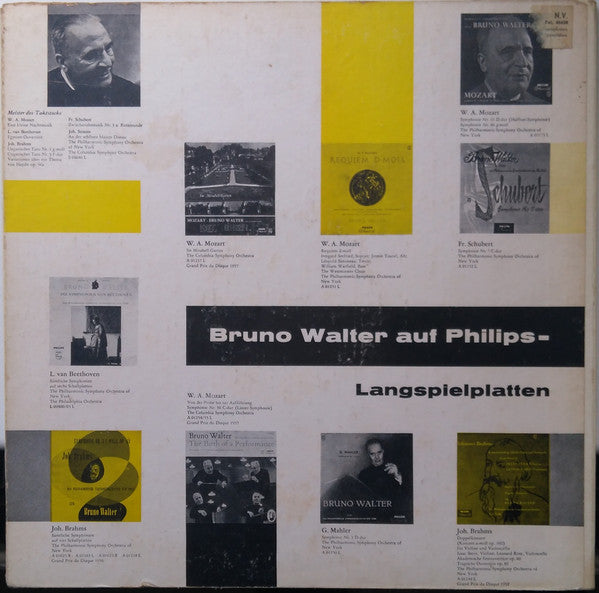 Ludwig van Beethoven, Philharmonic-Symphony Orchestra Of New York, The Philadelphia Orchestra, Bruno Walter : Die Symphonien Von Beethoven Nr. 1 C-Dur / Nr. 6 F-Dur „Pastorale” (LP, Comp, Mono, Gat)