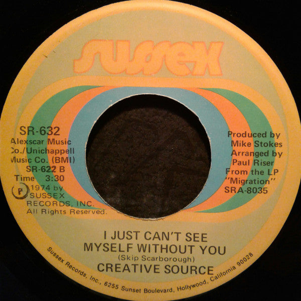 Creative Source : Migration / I Just Can't See Myself Without You (7", Sup)