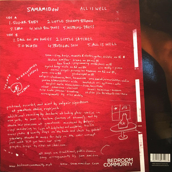 Sam Amidon : All Is Well (LP, Album)