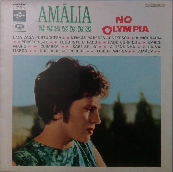 Amália Rodrigues : Amália No Olympia (LP, Album, RE)