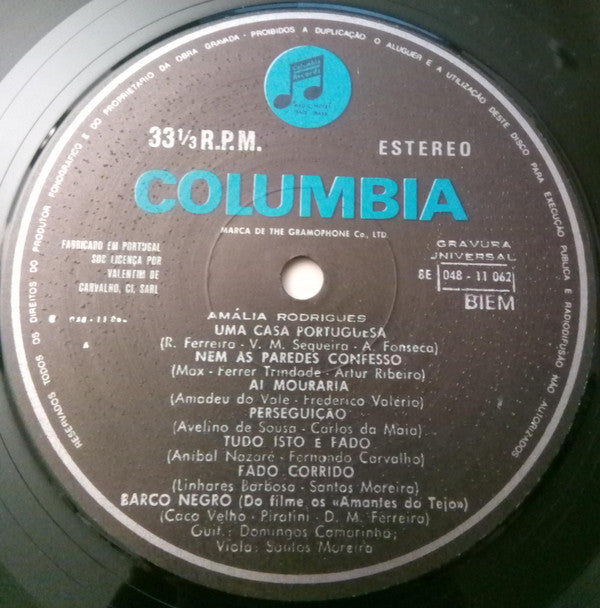 Amália Rodrigues : Amália No Olympia (LP, Album, RE)