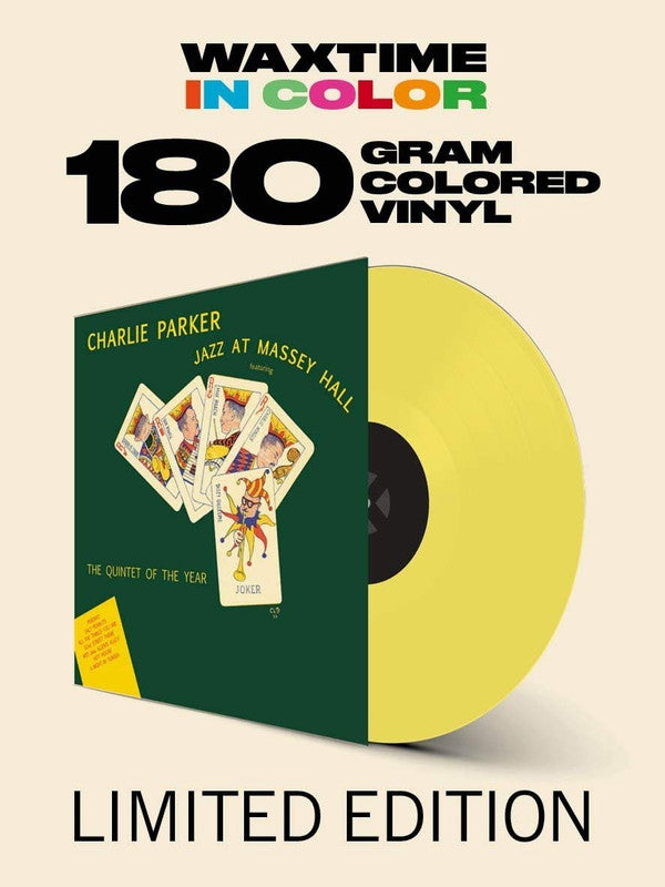 Charlie Parker Featuring Dizzy Gillespie, Bud Powell, Charles Mingus, Max Roach : Jazz At Massey Hall (LP, Album, Ltd, RE, RM, Yel)