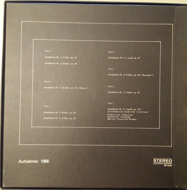 Ludwig van Beethoven / Josef Krips Und Das London Symphony Orchestra : Die Neun Symphonien (7xLP, RP + Box)