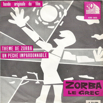 Mikis Theodorakis : Bande Originale Du Film Zorba Le Grec (7", Single)