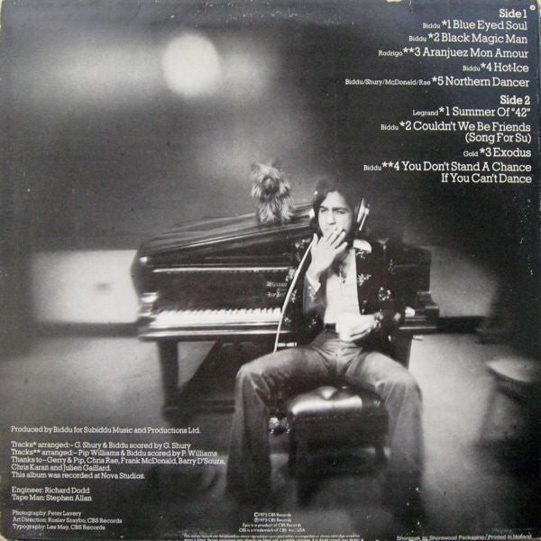 Biddu Orchestra : Blue-Eyed Soul (LP, Album, Yel)
