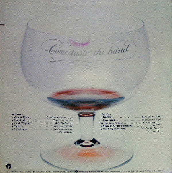 Deep Purple : Come Taste The Band (LP, Album, San)