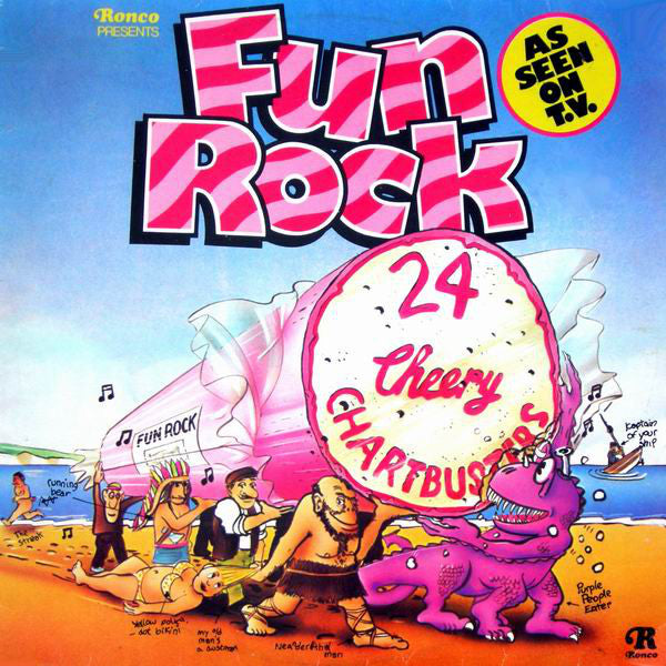 Various : Fun Rock - 24 Cheery Chartbusters (LP, Comp, Mono)