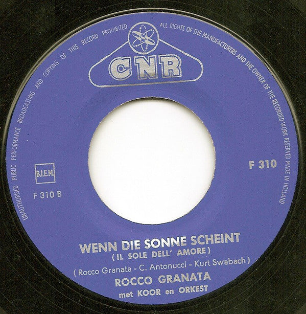 Rocco Granata : Buona Notte Bambino (7", Single)