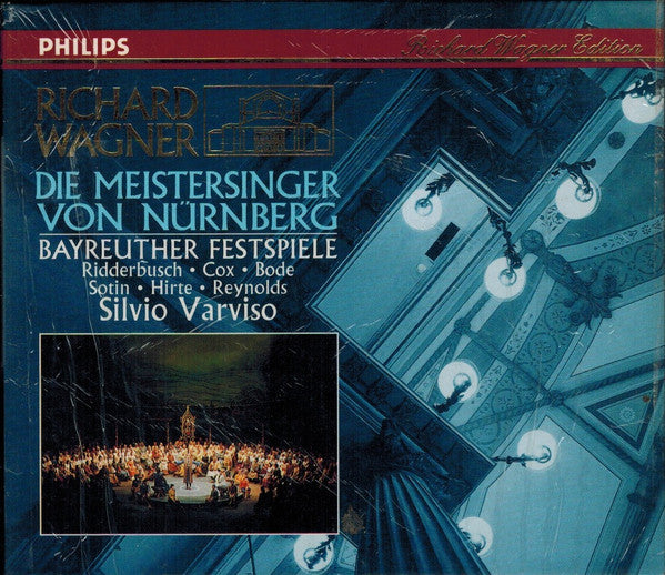 Richard Wagner - Karl Ridderbusch • Jean Cox • Hannelore Bode • Hans Sotin • Klaus Hirte • Anna Reynolds • Orchester der Bayreuther Festspiele • Silvio Varviso : Die Meistersinger Von Nürnberg (4xCD, Album, RE, RM + Box, Sli)