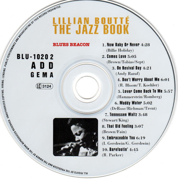 Lillian Boutté & Special Guest Dr. John : The Jazz Book (CD, Album)