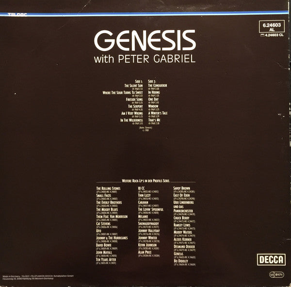 Genesis : Genesis With Peter Gabriel (LP, Album, Mono, RE)