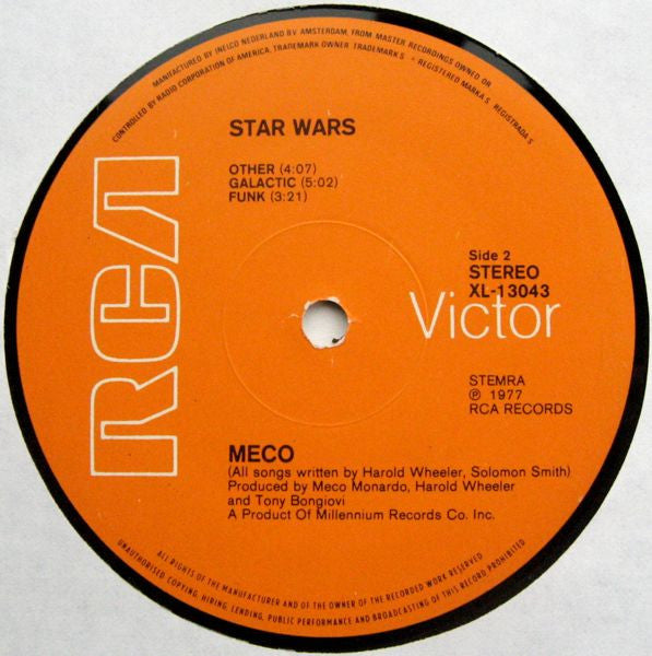 Meco* : Star Wars And Other Galactic Funk (LP, Album)