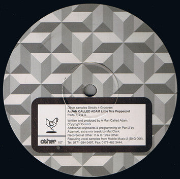House Of Labasia / A Man Called Adam : Strictly 4 Groovers Meets Other (12", Blu)